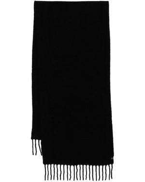 Canada Goose Tassel-Detail Scarf - Black