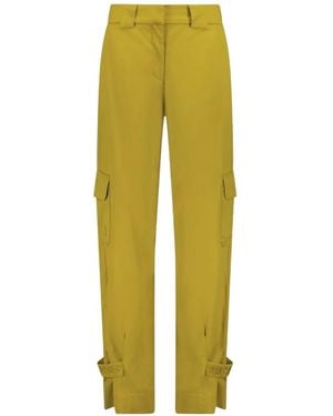 LIZ SKORSIS Pantaloni Cargo Rena - Giallo