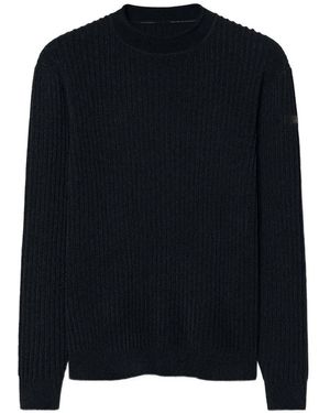 Rrd Pull Côtelé En Cachemire - Blue