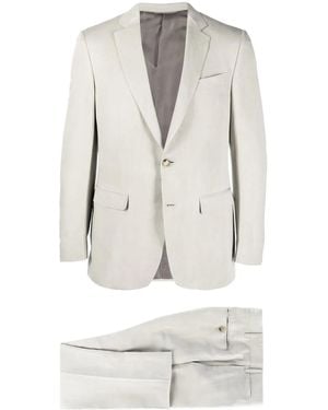 Canali Single-Breasted Two-Piece Suit - White