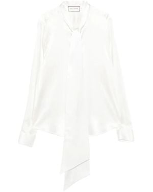 Tagliatore Haut À Col Lavallière - White