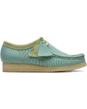 Clarks Wallabee "Blue/Green" Loafer - Grün