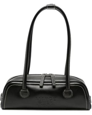 Marge Sherwood Soft Boston Leather Shoulder Bag - Black