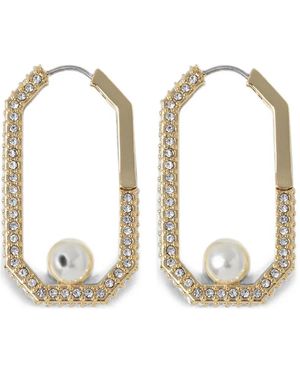 AllSaints Ellie Crystal Earrings - White