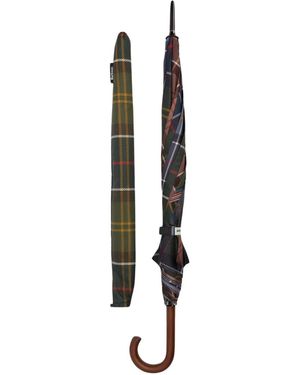 Paul Smith X Barbour Tartan Umbrella - Black