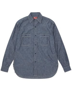 Fortela Otero Button-Up Shirt - Blue