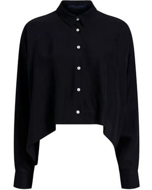 Proenza Schouler Camicia Drappeggiata - Nero