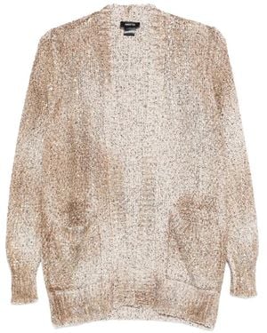 Avant Toi Patch-Pocket Cardigan - Natural