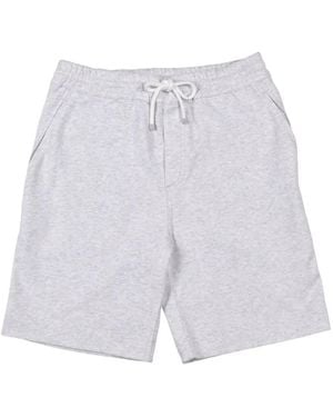 Brunello Cucinelli Drawstring Track Shorts - White