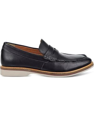 Clarks Atticus Free Leather Loafers - Black