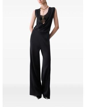 Liu Jo Long Knitted Jumpsuit - Black