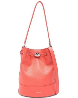 Zanellato Mondà' レザーバケットバッグ S - レッド