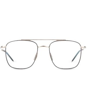 Yellows Plus Gordon Brille Mit Lochstickerei - Schwarz