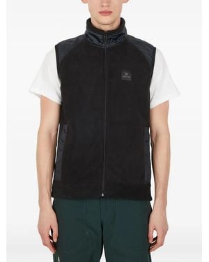 Ostrya Surplus Fleece Zip-Fastening Gilet - Black