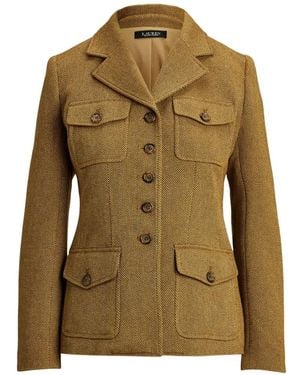 Ralph Lauren Veste Boutonnée À Poches - Green