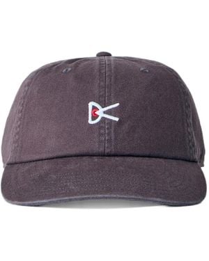 District Vision Casquette En Coton À Logo Brodé - Purple