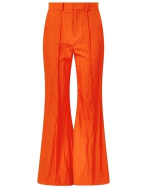 Rosie Assoulin Silk Pants - Orange