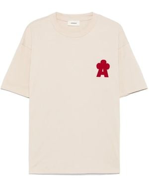 A PAPER KID T-Shirt Con Logo - Bianco