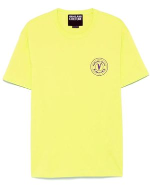 Versace Jeans Couture V-emblem Tシャツ - イエロー