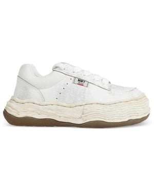 Maison Mihara Yasuhiro Oliver Sculpted-Sole Trainers - White