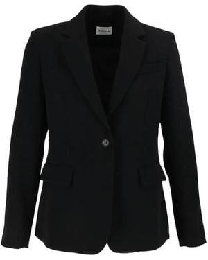 P.A.R.O.S.H. Single-Breasted Blazer - Black