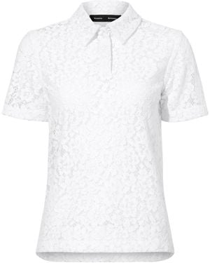 Proenza Schouler Kennedy Polo Top - White