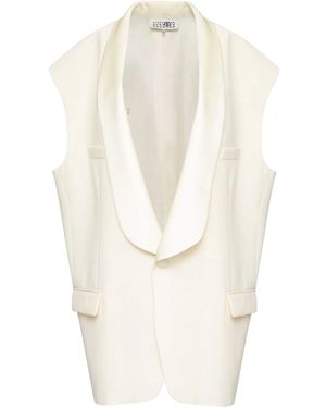 MM6 by Maison Martin Margiela Vest - Wit