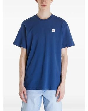 Lee Jeans T-Shirt Mit Logo-Patch - Blau