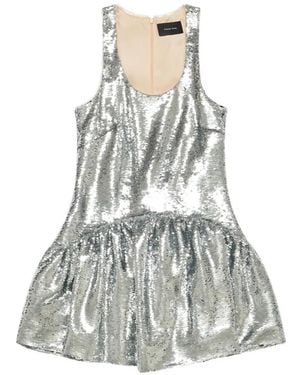 Simone Rocha Sequin-Embellished Mini Dress - White