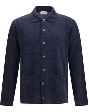 Piacenza Cashmere パッチポケット オーバーシャツ - ブルー