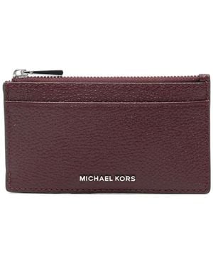 Michael Kors Zip-around Cardholder - Purple