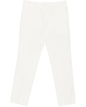 Dondup Pantalones De Vestir Gaubert Con Pinzas - Blanco
