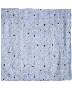 ROMEO HUNTE Foulard Con Stampa Quarter - Blu