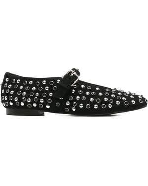 Bibi Lou Naila Studded Ballet Flats - ブラック