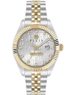 Philipp Plein Date Superlative 41Mm Watch - Metallic
