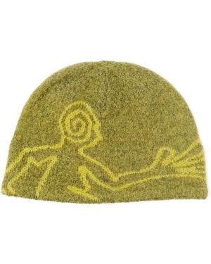 Hiking Patrol Figure-Embellished Beanie - Green