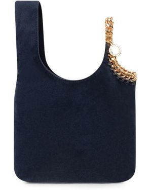 Stella McCartney Falabella Chain-Trim Tote Bag - Blue