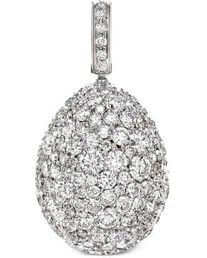 Faberge 18Kt Emotion Egg Weißgoldanhänger Mit Diamanten