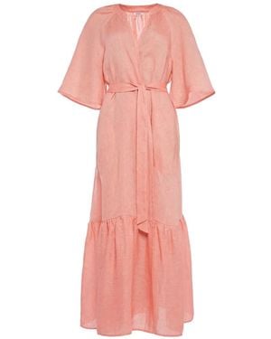 Eres Audacieuse Tiered Maxi Dress - Pink