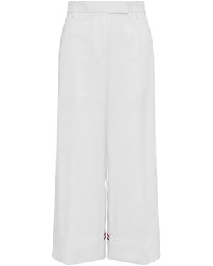 Thom Browne Gabardine Chino Pants - White