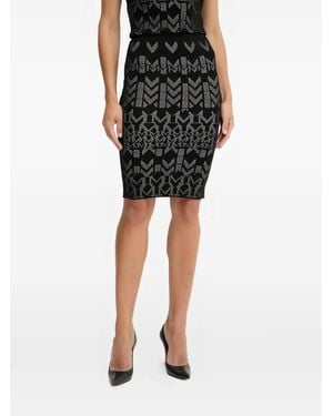 Guess X Marciano Knit Pencil Midi Skirt - Black