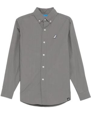 SPORT b. by agnès b. Dino-Embroidered Shirt - Grey