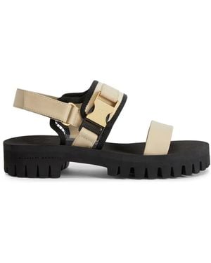 Giuseppe Zanotti Mederic Touch-Strap Sandals - Black