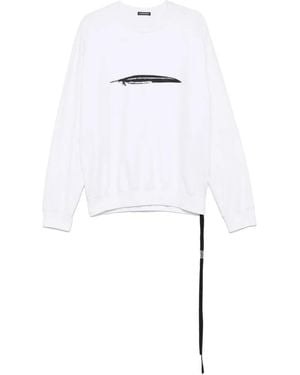 Ann Demeulemeester Cotton Sweatshirt - White