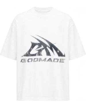 GODMADE Camiseta Con Logo Estampado - Blanco