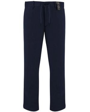 BOSS Drawstring Tapered Trousers - Blue
