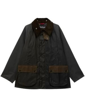 Barbour Bedale Corduroy-Collar Pocket Jacket - Black