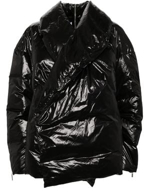 Helmut Lang Hook-And-Eye Puffer Jacket - Black