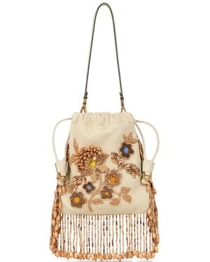 Etro Small Kalispera Bucket Bag - Natural