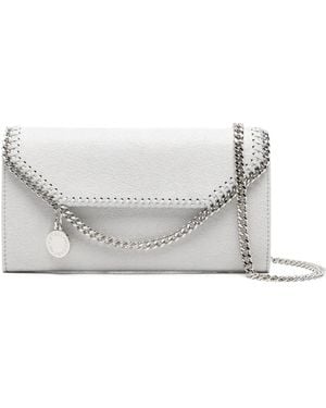 Stella McCartney Falabella Wallet-On-Chain Crossbody Bag - White